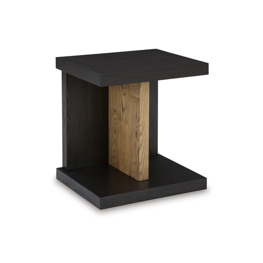 [T847-7] Ashley Kocomore Chairside End Table - Brown/Natural