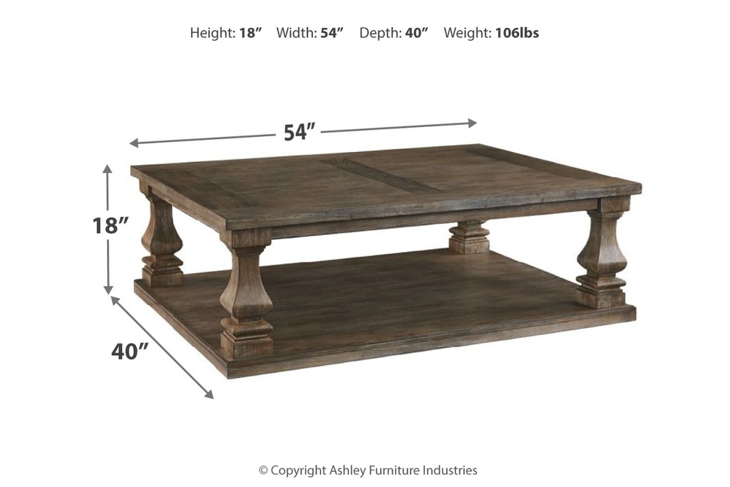 Ashley Johnelle Rectangular Cocktail Table