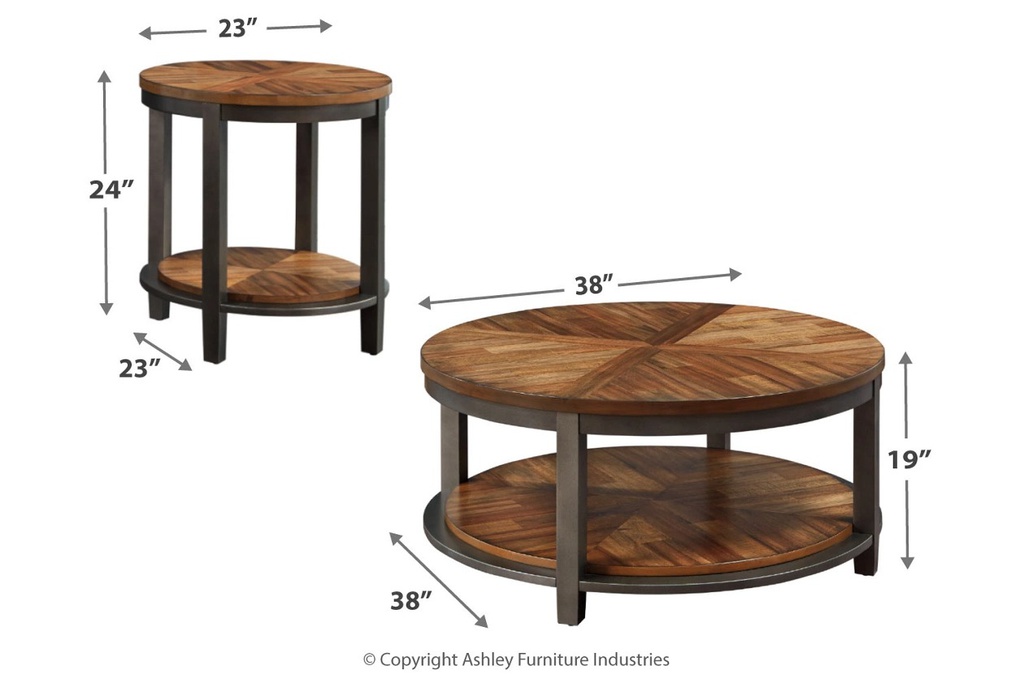 Ashley Roybeck Occasional Table Set(3/CN)