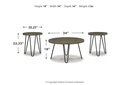 Ashley Hadasky Occasional Table Set(3/CN)