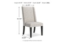Ashley Welltern Dining Uph Side Chair (2/CN)