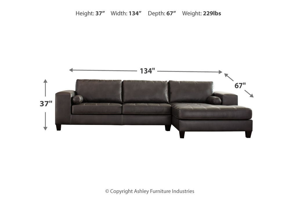 Ashley Nokomis LAF with RAF Corner Chaise