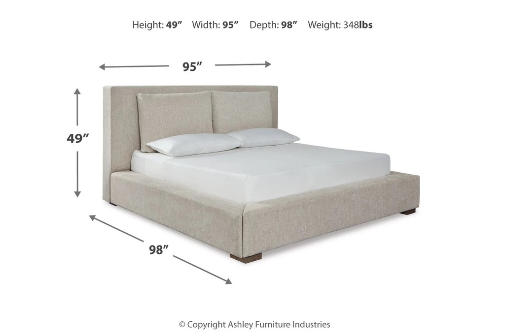 Ashley Langford Queen Bed - Beige