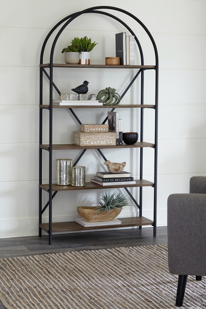 Ashley Galtbury Bookcase - Brown/Black