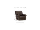 Ashley Colleton Rocker Recliner - Dark Brown