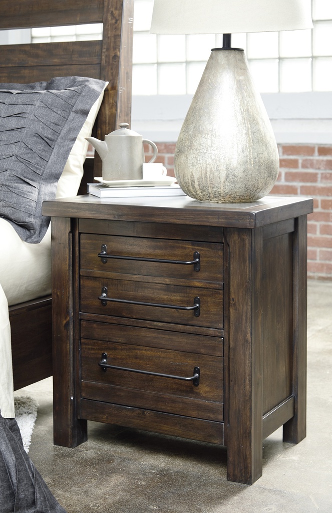 Ashley Starmore Two Drawer Night Stand - Brown