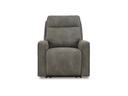 Ashley Next-Gen Durapella Pwr Recliner/Adj Headrest - Slate