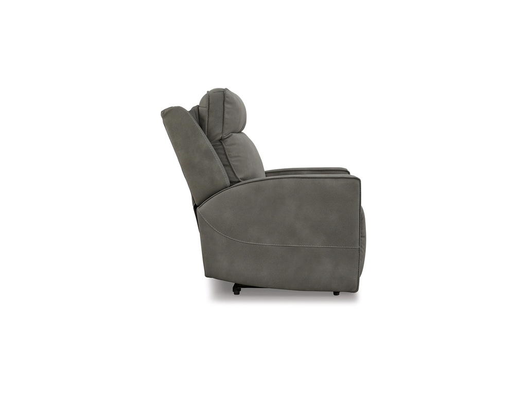 Ashley Next-Gen Durapella Pwr Recliner/Adj Headrest - Slate