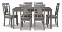 Ashley Jayemyer Rect Drm Table Set (7/Cn) - Charcoal Gray