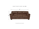 Ashley Bladen Sofa - Coffee