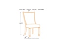 Ashley Bolanburg Dining Uph Side Chair (2/Cn) - Two-Tone