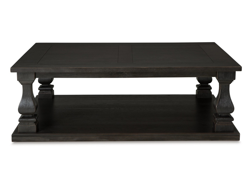 Ashley Wellturn Rectangular Cocktail Table - Black