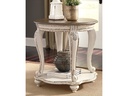 Ashley Realyn Sofa Table - White/Brown