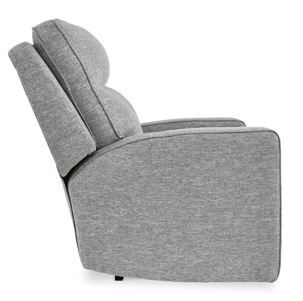 Ashley Biscoe Pwr Recliner/Adj Headrest - Pewter