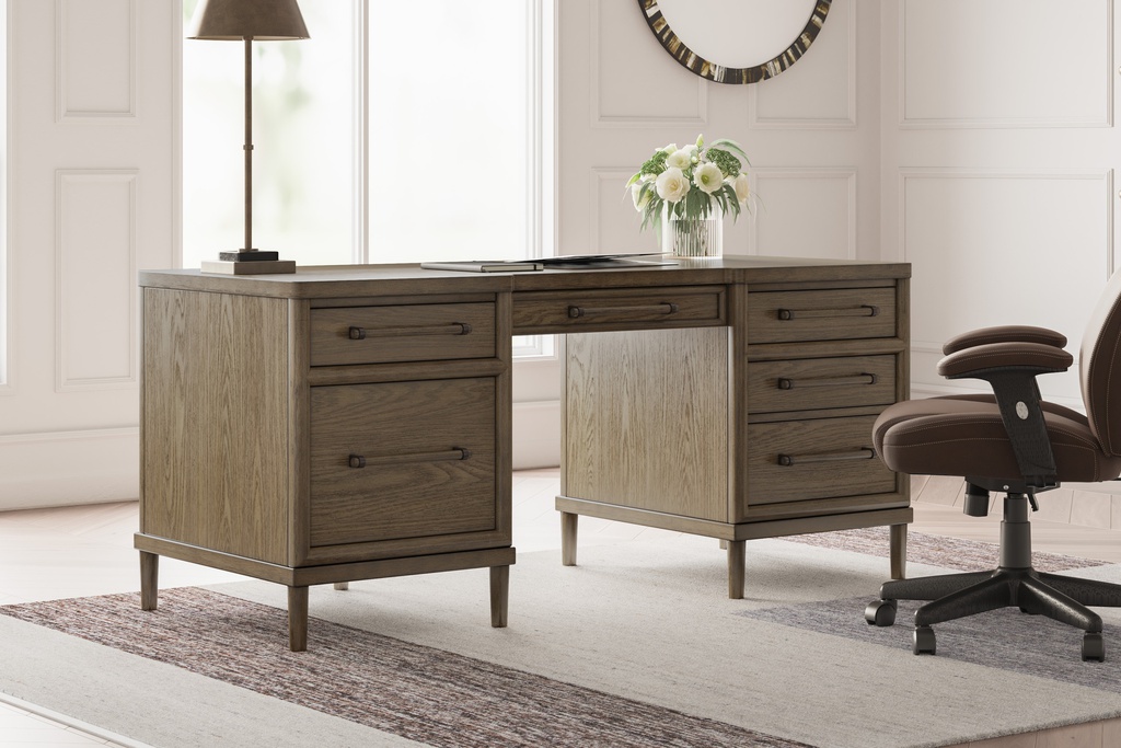 Ashley Roanhowe Home Office Desk - Brown