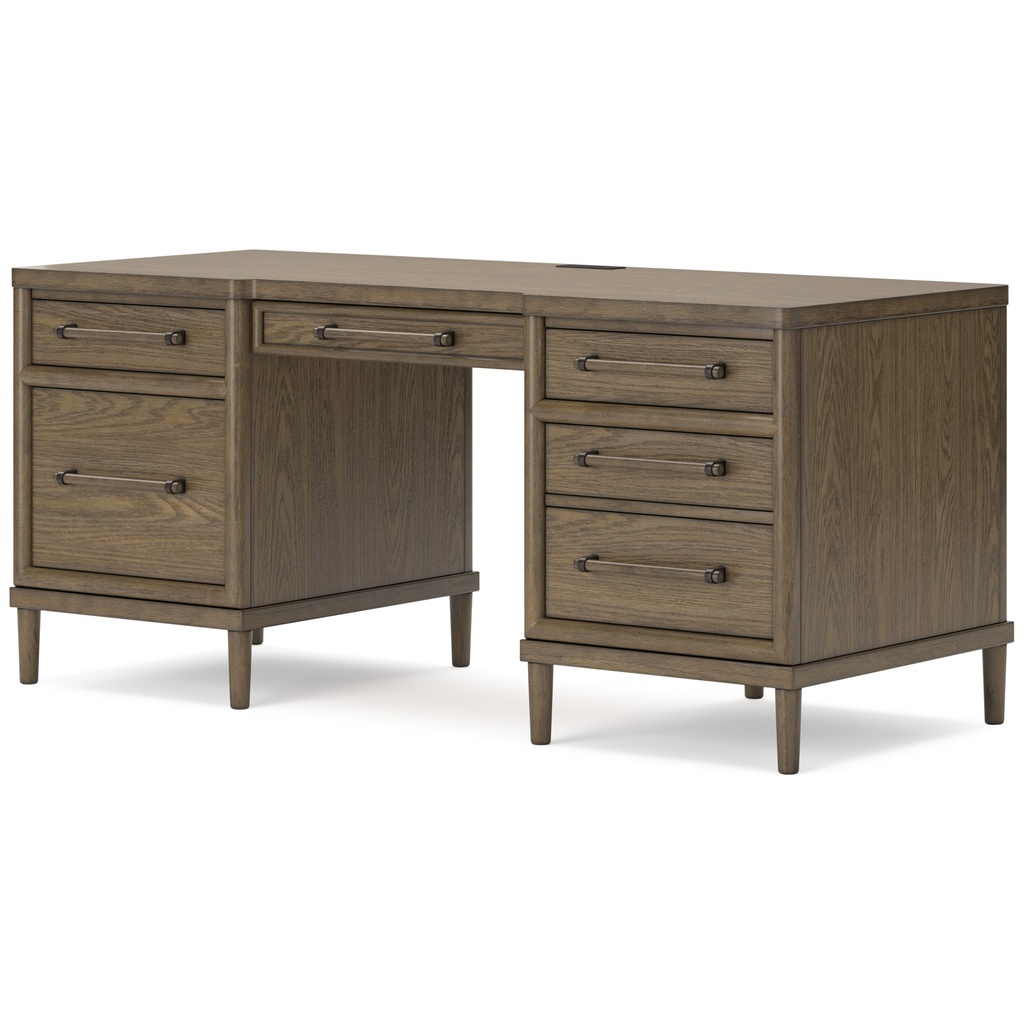 Ashley Roanhowe Home Office Desk - Brown