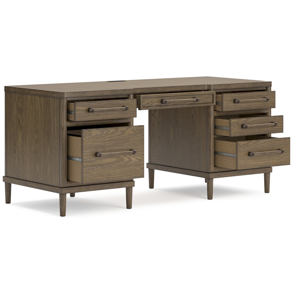 Ashley Roanhowe Home Office Desk - Brown