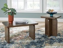 Ashley Shawbeck Occasional Table Set (2/Cn) - Medium Brown