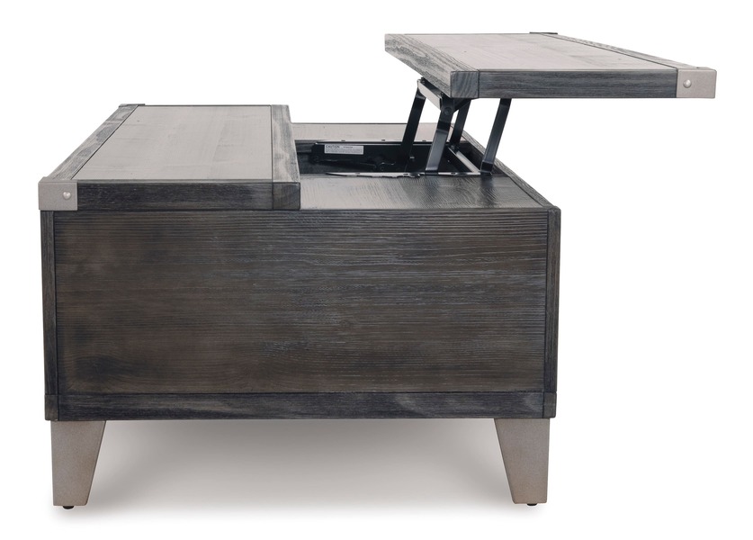 Ashley Todoe Lift Top Cocktail Table - Dark Gray