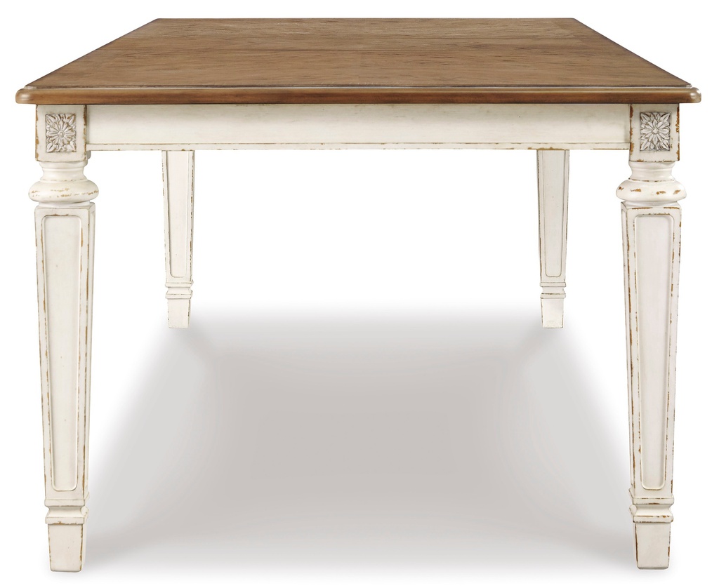 Ashley Realyn Rect Dining Room Ext Table - Chipped White