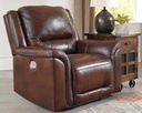 Ashley Catanzaro Pwr Recliner/Adj Headrest - Mahogany