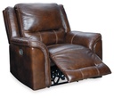 Ashley Catanzaro Pwr Recliner/Adj Headrest - Mahogany