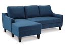 Ashley Jarreau Sofa Chaise Sleeper - Blue