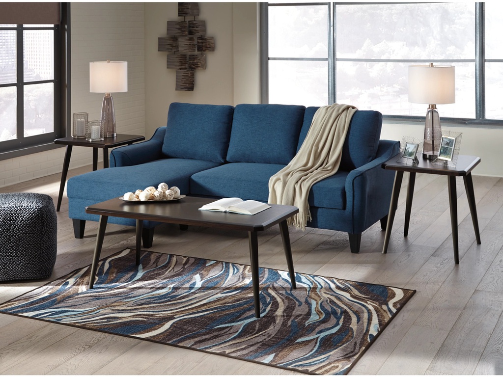 Ashley Jarreau Sofa Chaise Sleeper - Blue