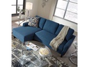 Ashley Jarreau Sofa Chaise Sleeper - Blue