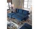 Ashley Jarreau Sofa Chaise Sleeper - Blue