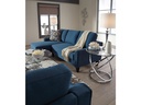 Ashley Jarreau Sofa Chaise Sleeper - Blue