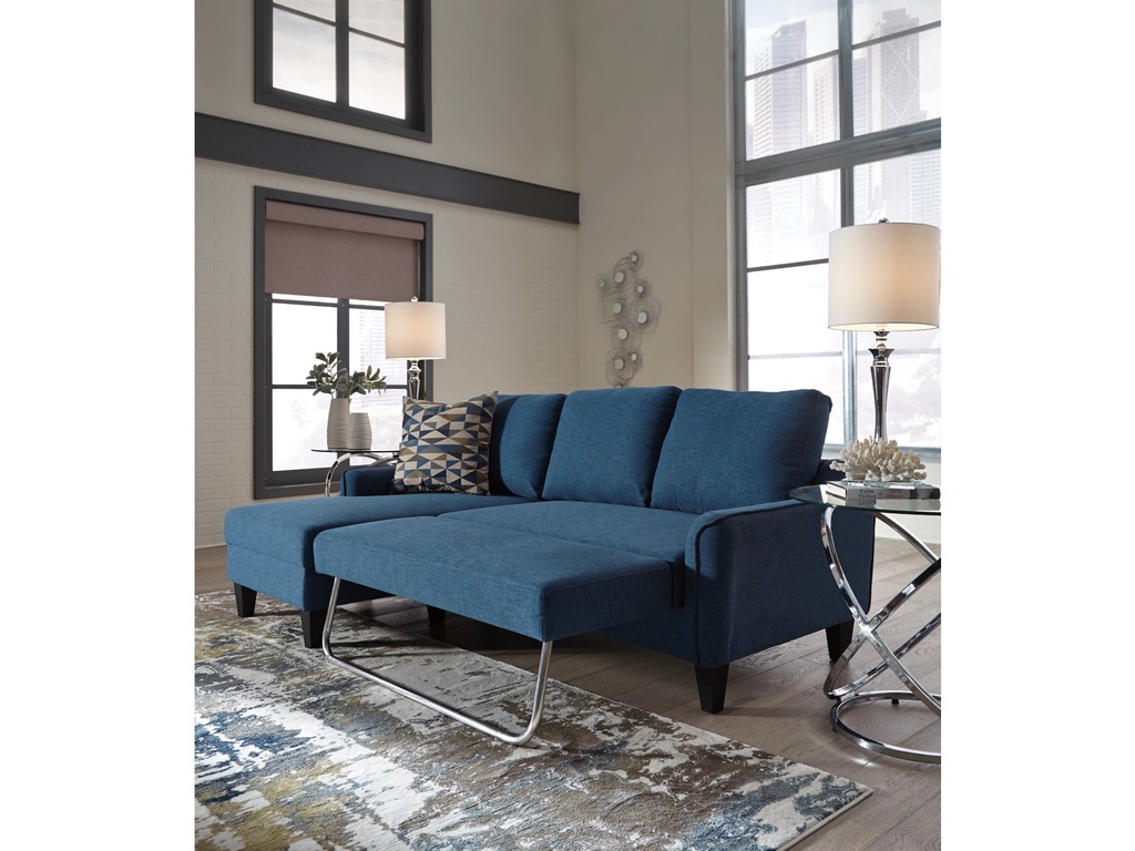 Ashley Jarreau Sofa Chaise Sleeper - Blue