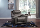 Ashley Erlangen Pwr Recliner/Adj Headrest - Midnight