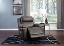 Ashley Erlangen Pwr Recliner/Adj Headrest - Midnight