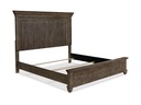 Ashley Johnelle King Panel Bed - Gray w/o Slats w/o Foundation