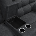 Ashley Wilhurst Double Rec Loveseat w/Console - Marine