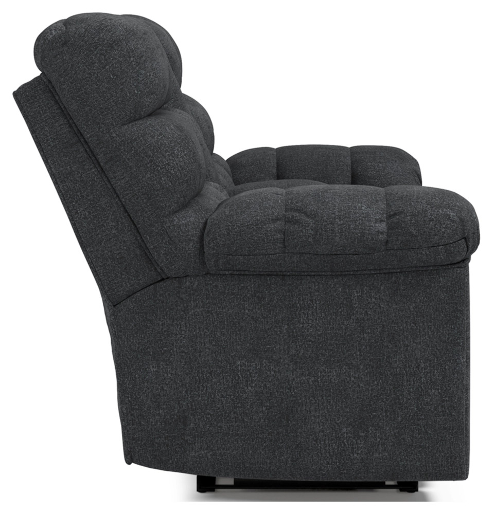 Ashley Wilhurst Double Rec Loveseat w/Console - Marine