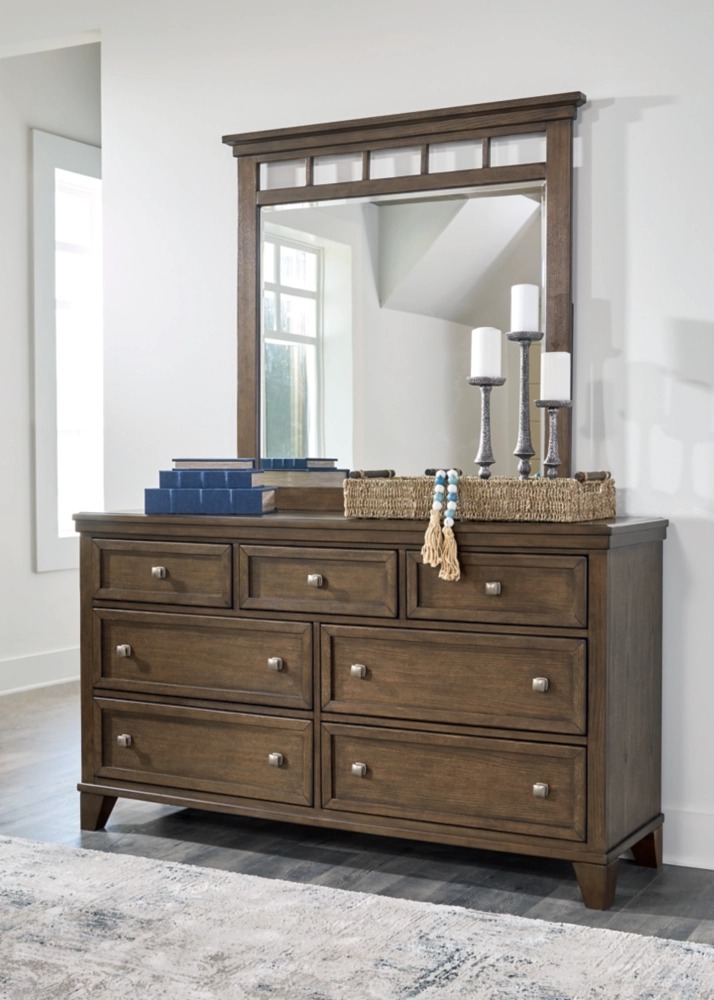 Ashley Shawbeck Bedroom Mirror - Medium Brown