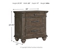 Ashley Johnelle Three Drawer Night Stand