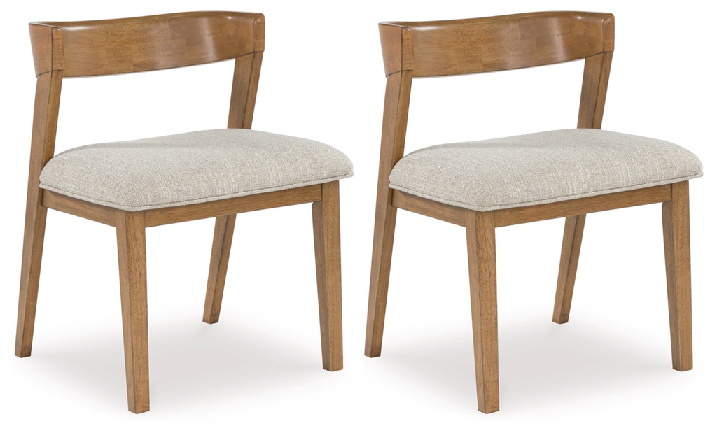 Ashley Kristiland Dining Uph Side Chair (2/Cn) - Gray/Light Brown