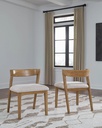 Ashley Kristiland Dining Uph Side Chair (2/Cn) - Gray/Light Brown