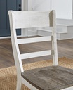 Ashley Havalance Dining Room Side Chair (2/Cn) - Gray/White
