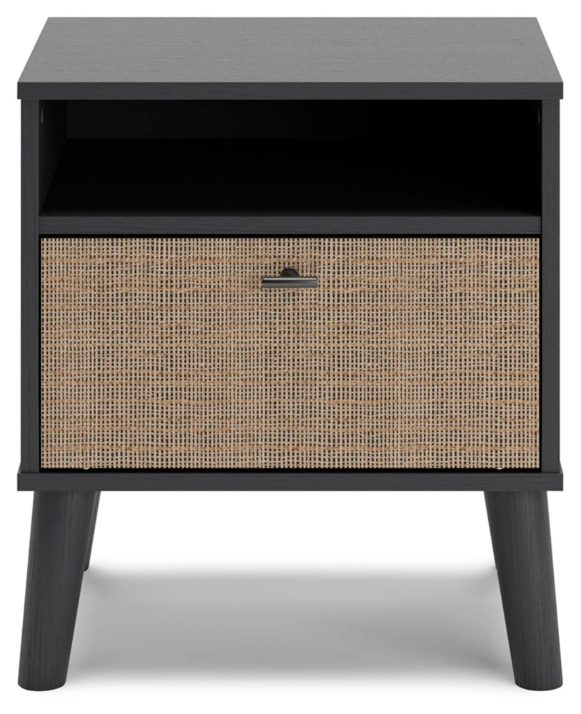 Ashley Charlang One Drawer Night Stand - Two-tone