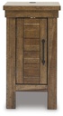 Ashley Moriville Chair Side End Table - Grayish Brown