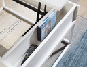 Ashley Deznee Lift Top Cocktail Table - White