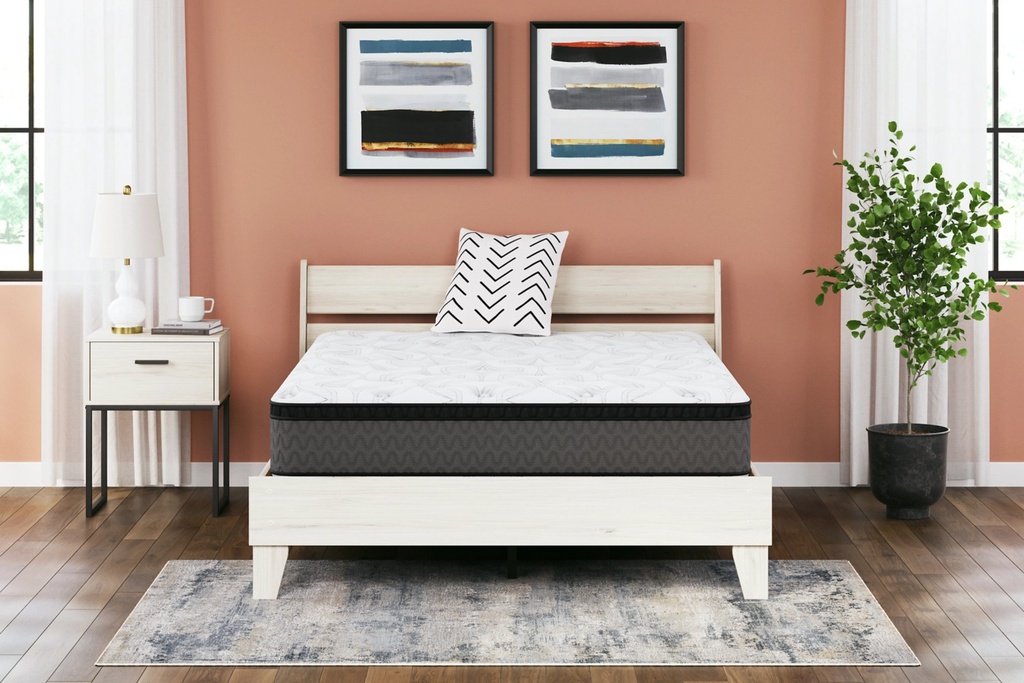 Ashley 12 Inch Pocketed Hybrid Queen Mattress - Pocket Hybrid - 12"