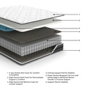 Ashley 10 Inch Pocketed Hybrid King Mattress - Pocket Hybrid - 10"