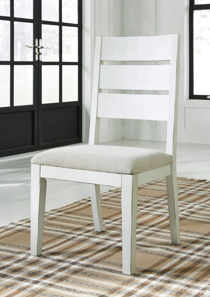 Ashley Grindleburg Dining Uph Side Chair (2/Cn) - Antique White