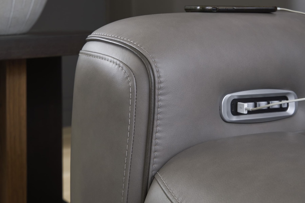 Ashley 5Z-Relaxation PWR REC Sofa with ADJ Headrest
