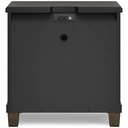 Ashley Hillcott Two Drawer Night Stand - Dark Brown